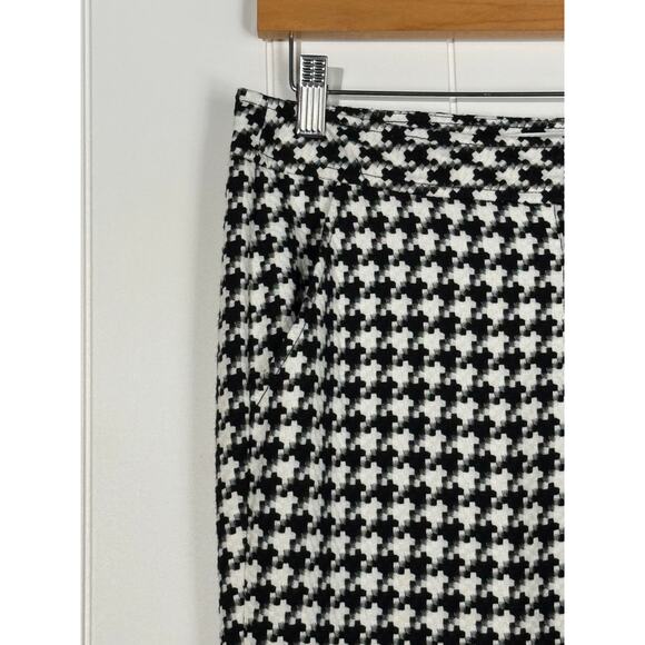 Trina Turk · Houndstooth Flare Pants · Black and White · Bell Bottom · Size 4 - Picture 3 of 8